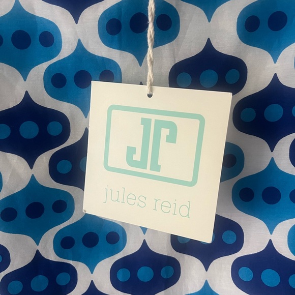 Jules Reid The Beatrice Dress Blue Lantern - Picture 3 of 7